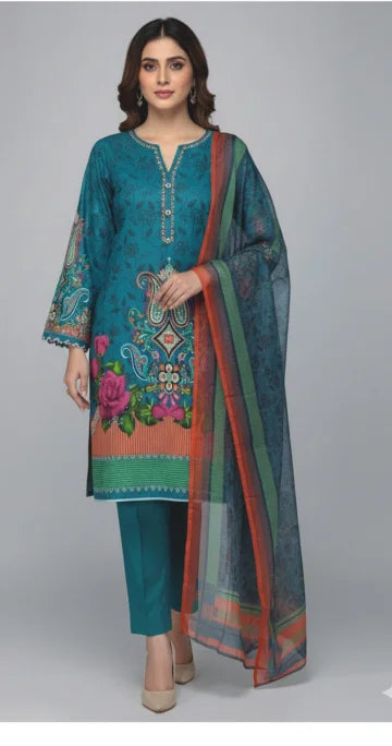 Limelight Summer Unstiched Digital Printed Lawn Barcode 18 GULFATIMA