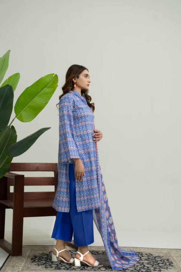 Edenrobe latest lawn dress design GF110 Gul Fatima