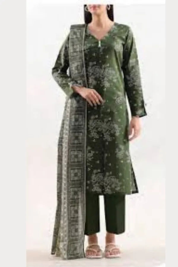 Unstitched Printed Lawn 3 Piece code 146 GULFATIMA