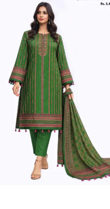 alkaram 3 piece suite barcode 01 Gul Fatima