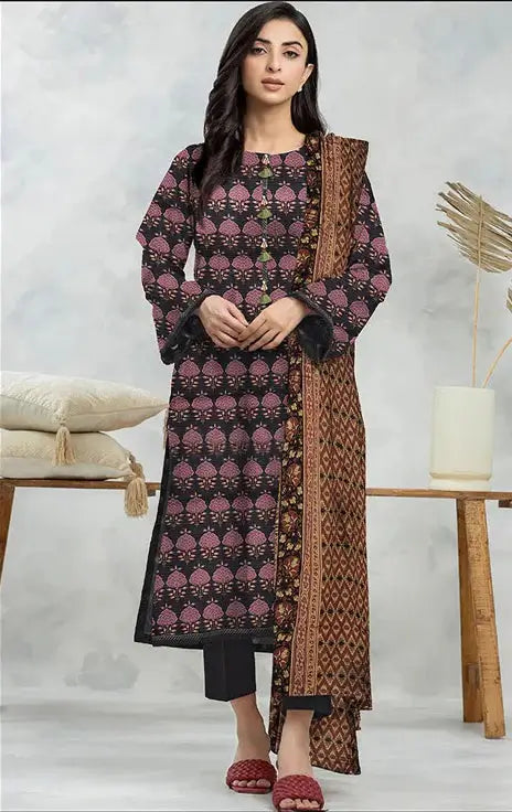 Bana Dora 3pc Edenrobe Lawn GF-28056 GULFATIMA