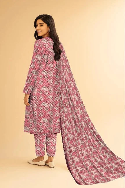 Print 3pc Nishat Lawn GF-395 GULFATIMA
