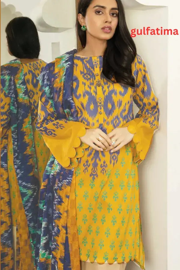 Limelight Summer Unstiched Digital Printed Lawn GF042