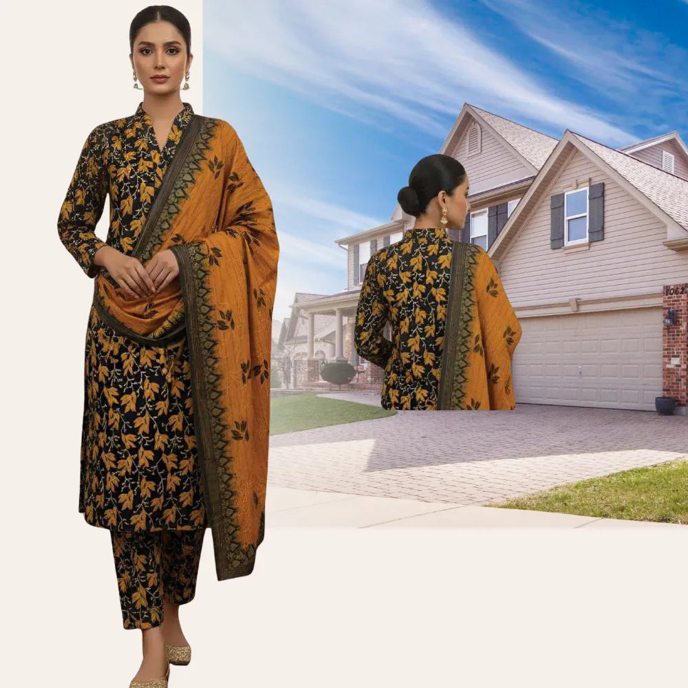 printed lawn dress design GF072