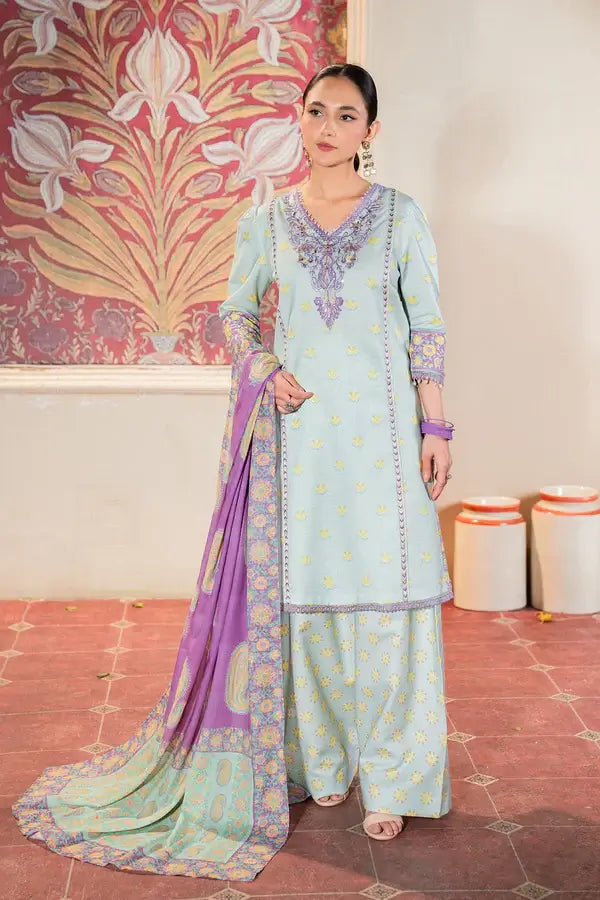 all over printed suit design 3pc code 4778