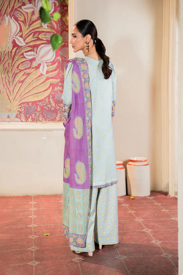 Embroidered Lawn Suit (Lawn Dupatta)
