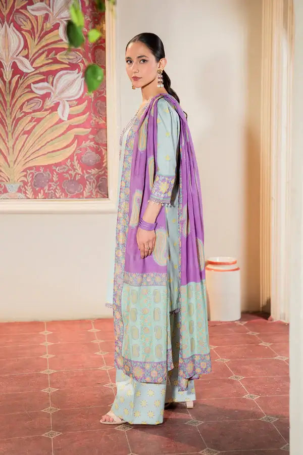 all over printed suit design 3pc code 4778