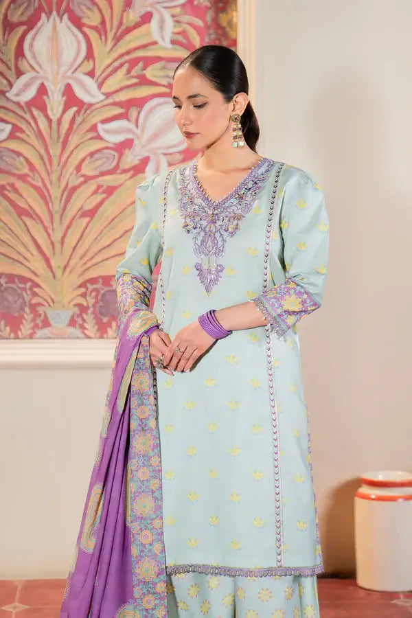 all over printed suit design 3pc code 4778