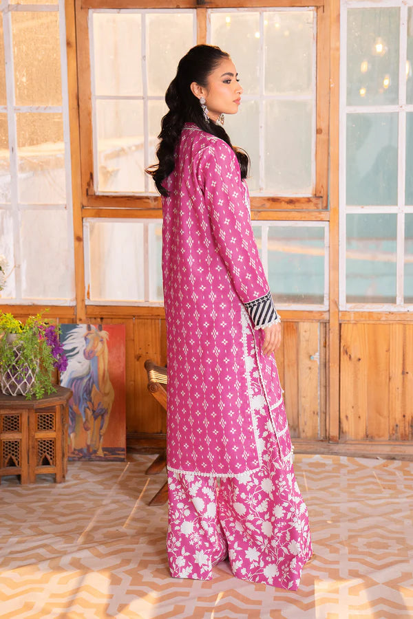Barcode:kamgl4795/Printed - 3 Pc Lawn Suit (Lawn Dupatta) - Gul Fatima