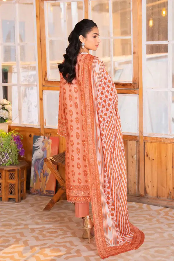 Embroidered - 3 Pc Lawn Suit (Lawn Dupatta)