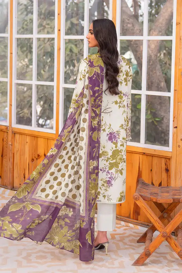 Printed - 3 Pc Lawn Suit (Lawn Dupatta)