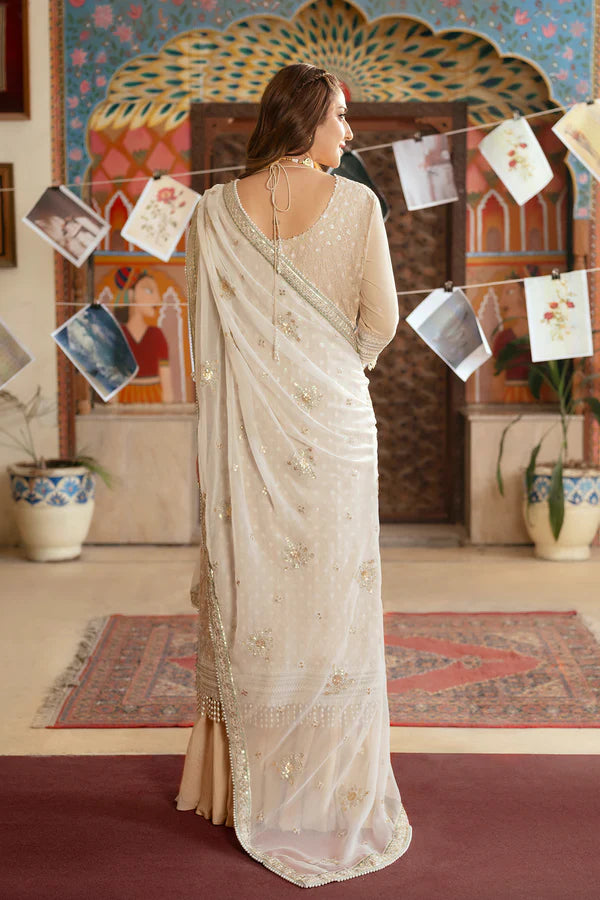 Barcode:4909/Collection: - CHIFFON DUPATTA SUITSEmbroidered - 3 Pc Lawn Suit - Gul Fatima