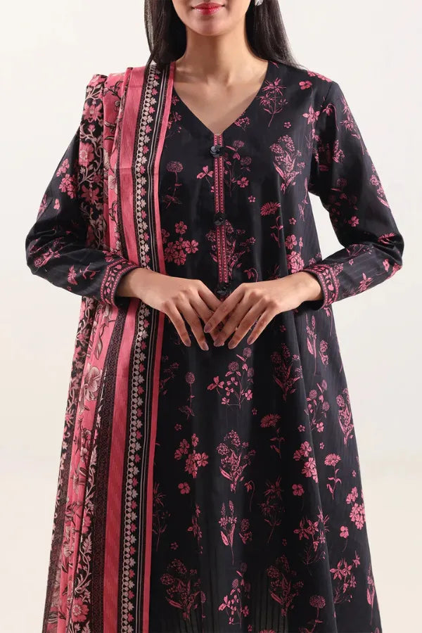Unstitched Printed Lawn 3 Piece code 136 GULFATIMA