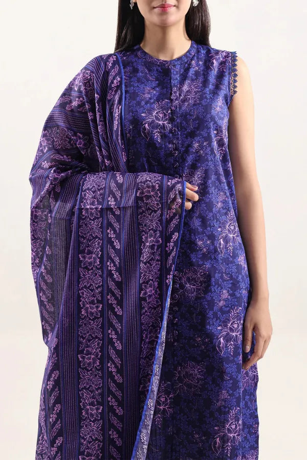 Unstitched Printed Lawn 3 Piece code 137 GULFATIMA