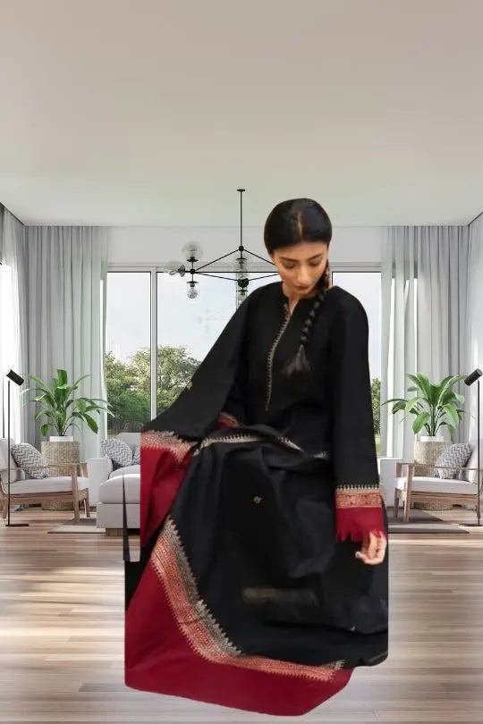 WINTER'S 3PC LINEN AIRJET DHANAK EMBROIDERED COLLECTION Gul Fatima - gul fatima