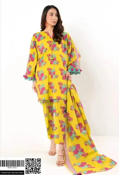 Print 3pc Alkaram Lawn Vol-12 GULFATIMA