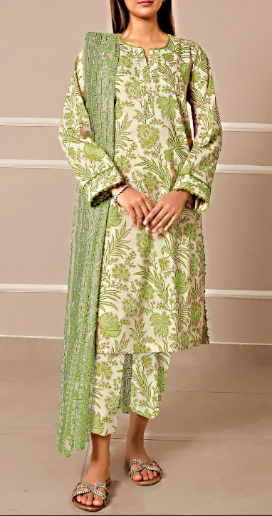 Print Premium 3pc Saya Lawn 03B GULFATIMA