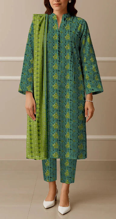 Print Premium 3pc Saya Lawn 07A GULFATIMA