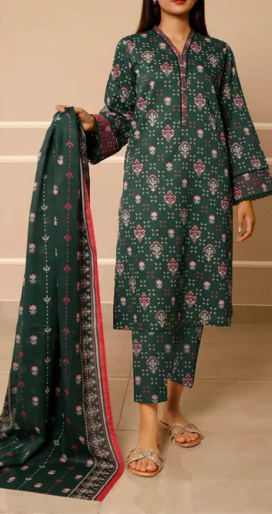 Print Premium 3pc Saya Lawn 09B GULFATIMA