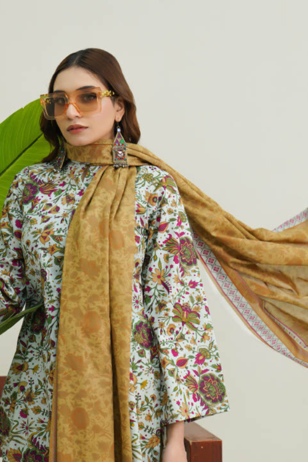 latest lawn dress design GF105