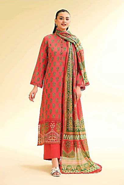 Print 3pc Nishat Lawn GF-1160 GULFATIMA