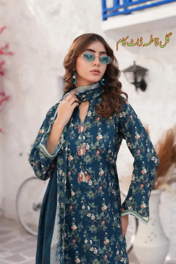 Gulfatima dIGITAL Printed Lawn GF066