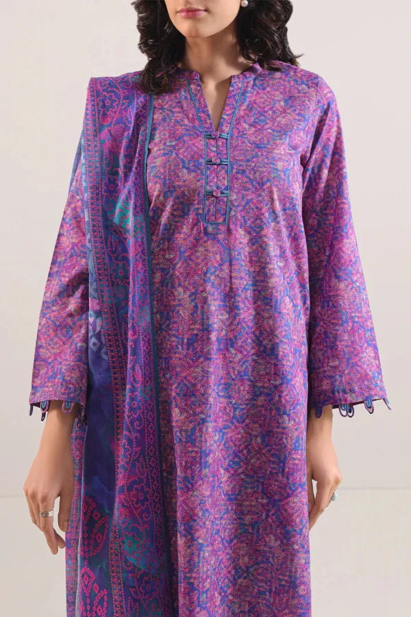 Unstitched Printed Lawn 3 Piece code 149 GULFATIMA