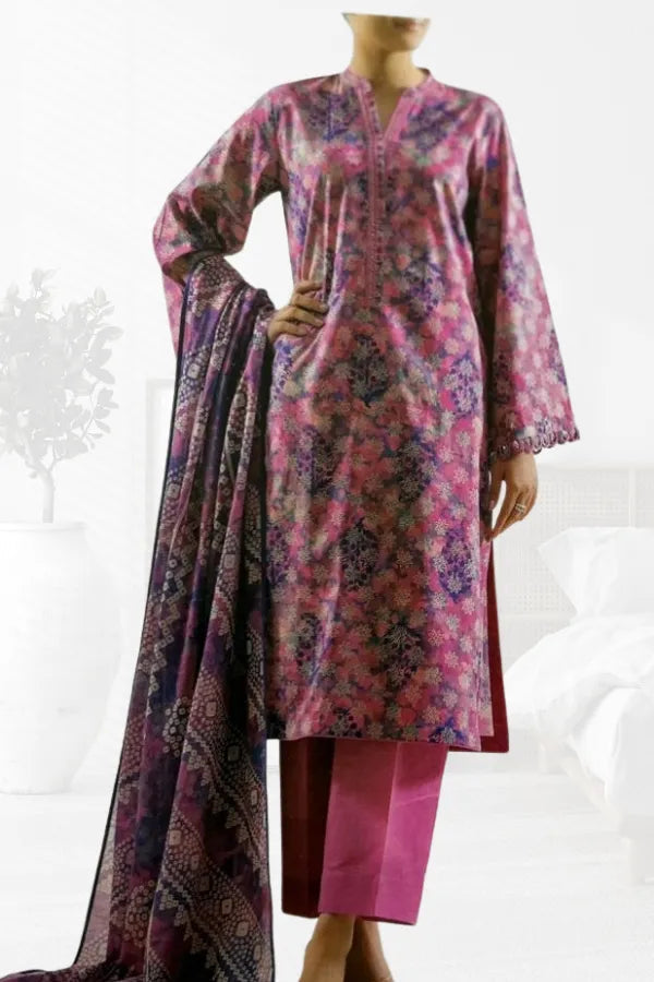 Saya Unstitched Printed Lawn 3 Piece code 161 Gul Fatima
