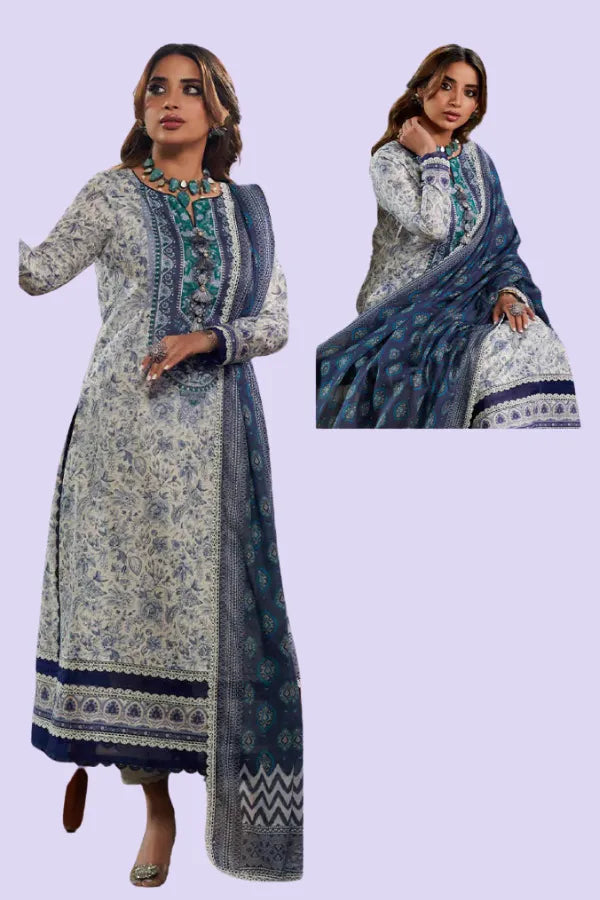 Asim Jofa latest designs of lawn dresses GF088