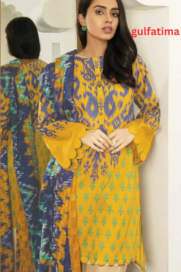 Limelight Summer Unstiched Digital Printed Lawn GF042