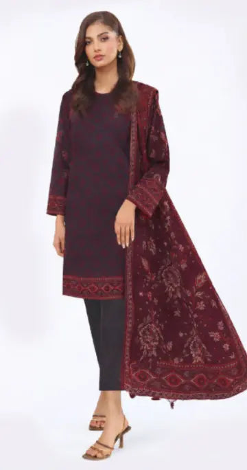 alkaram 3 piece suite barcode 04 Gul Fatima