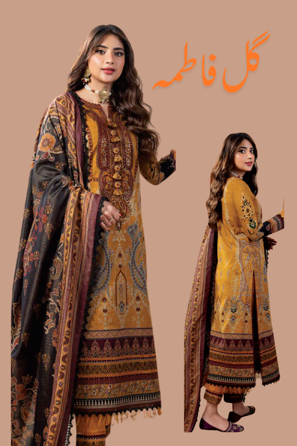 Asim Jofa latest designs of lawn dresses GF089 GULFATIMA