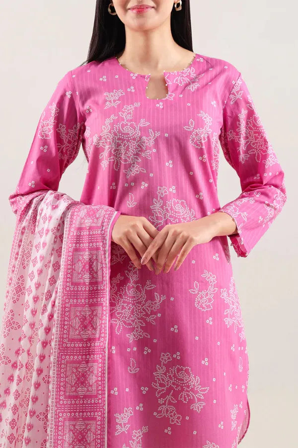 Unstitched Printed Lawn 3 Piece code 138 GULFATIMA