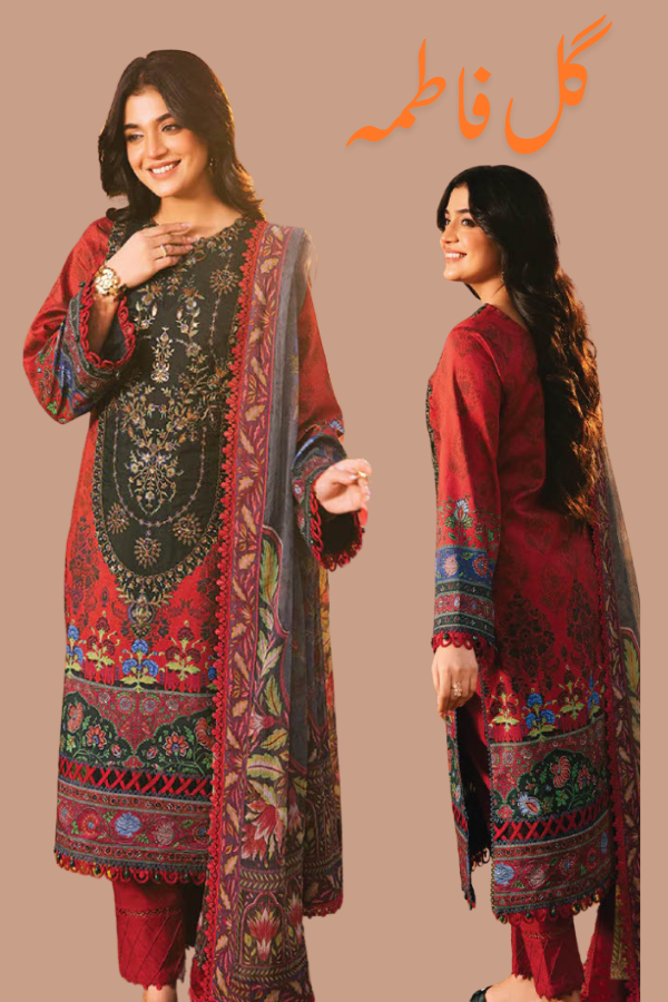 Asim Jofa latest designs of lawn dresses GF90 Gul Fatima