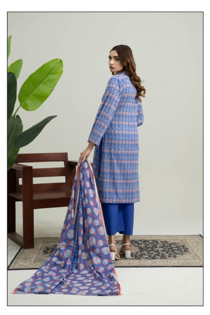 Edenrobe latest lawn dress design GF110 Gul Fatima