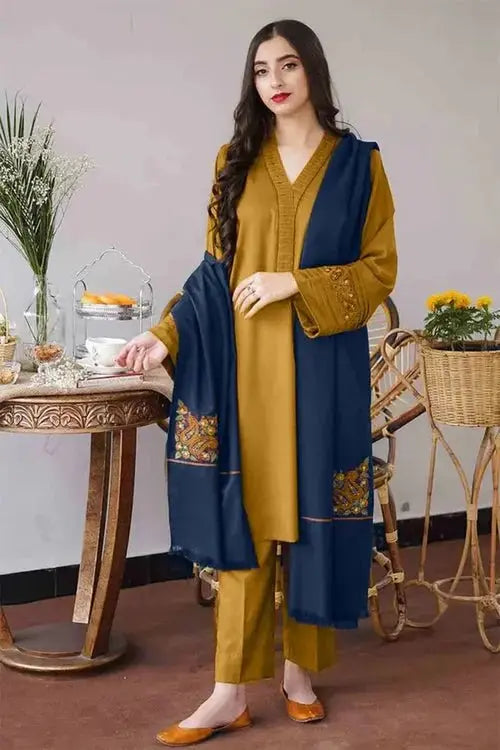 ASLIN 3pc Wedding Winter Collection AZ 2015 Wedding Collection - Gul Fatima