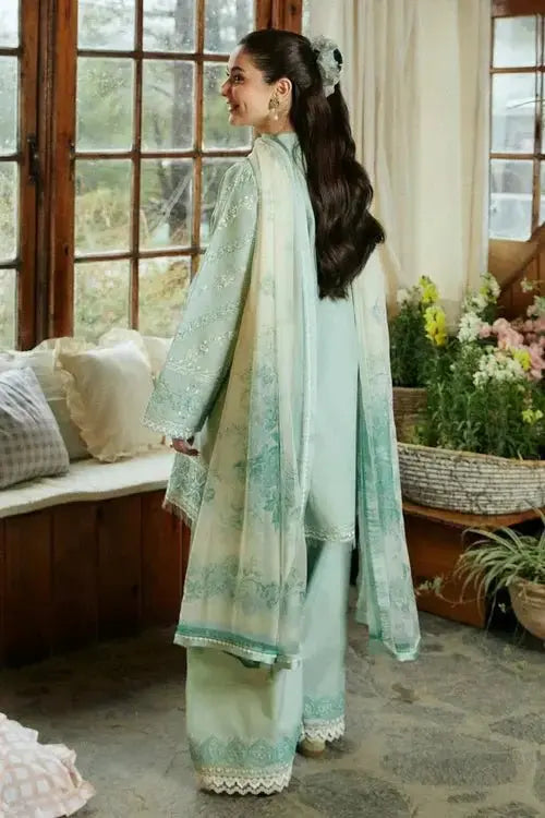 AZ - 0106 - Zara ShahJahan Linen 3PC Embroidered AZ - 0106 - Gul Fatima