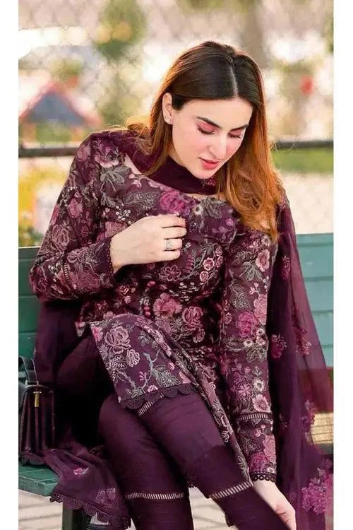 BAREEZE 3pc Wedding Winter Collection AZ 2028 Gul Fatima