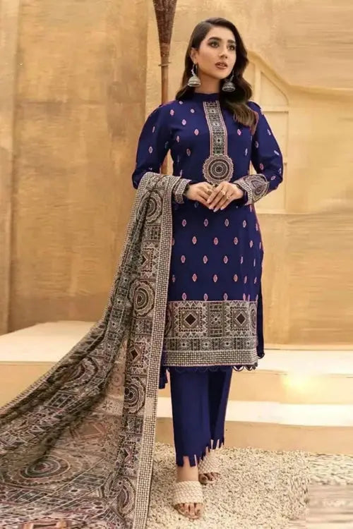 Bareeze Dhanak 3PC Embroidered AZ - 0129 Gul Fatima