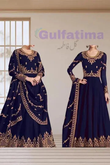 CLAO32 Embroidered Max 3 Piece Unstitched | Crinkle Chiffon Stuff Gul Fatima