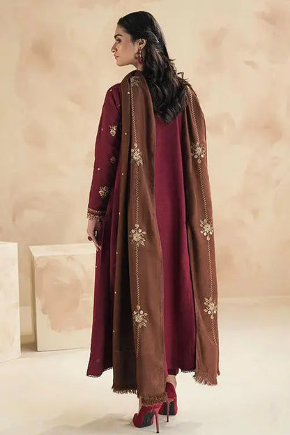 CODE-KGB112 BAROUQE 3pc Wedding Winter Collection Gul Fatima