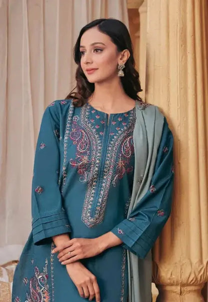 CODE-KGB114 Kross Kulture 3Pcs Embroidered Summer Lawn Collection Gul Fatima