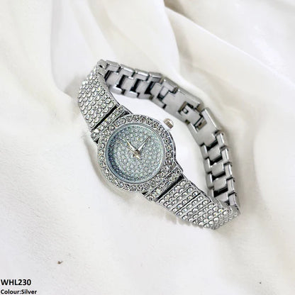 GULFATIMA SHINE STONE DIAL WATCH