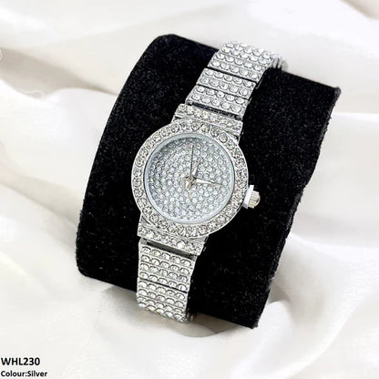 GULFATIMA SHINE STONE DIAL WATCH
