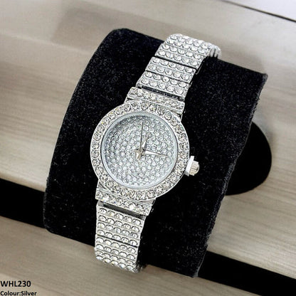 GULFATIMA SHINE STONE DIAL WATCH