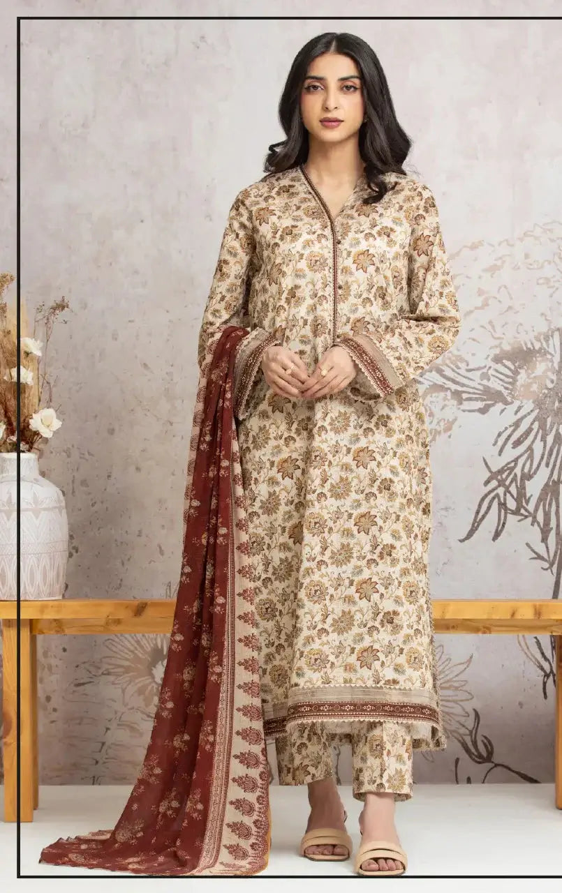 Linen 3PC Edenrobe GULFATIMA