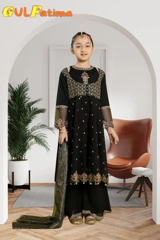 ‏Winter 3pc dhenak kids collection Gul Fatima