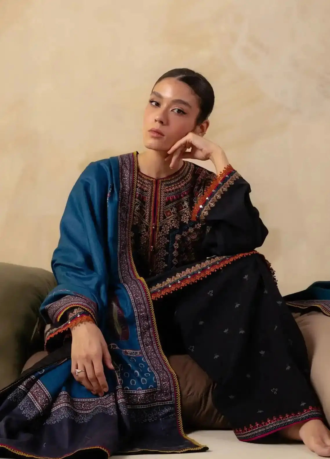 code-kgbl80 Coco By Zara Shahjahan Unstitched Winter Collection 2024 GULFATIMA