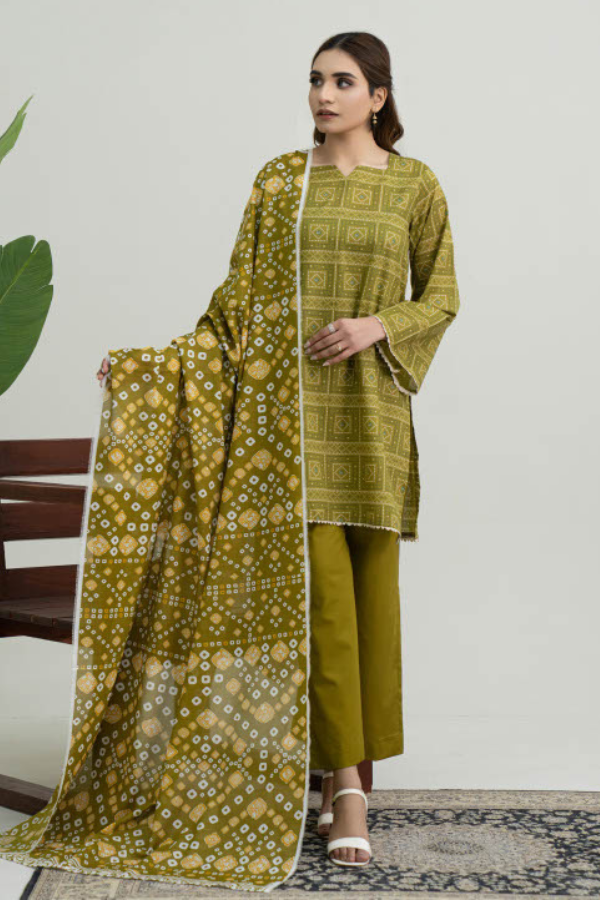 latest lawn dress design GF099 - Gul Fatima